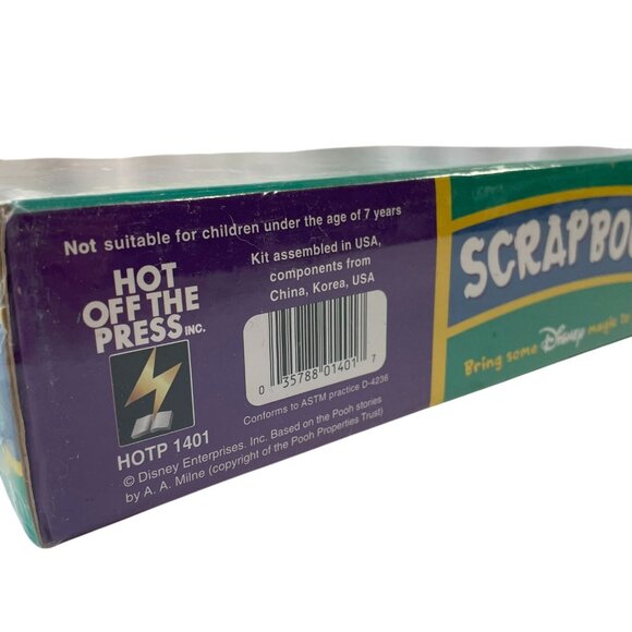 Vintage 90s Winnie the Pooh Scrapbooking Kit Paper Pizazz Disney Y2K 92 Pcs New - Picture 7 of 9